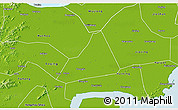 Physical 3D Map of Tongxiang