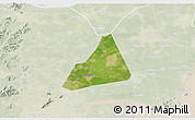 Satellite 3D Map of Tongxiang, lighten