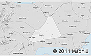 Silver Style 3D Map of Tongxiang