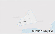 Silver Style 3D Map of Tongxiang, single color outside