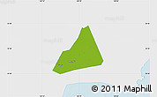 Physical Map of Tongxiang, single color outside