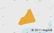 Political Map of Tongxiang, single color outside
