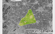 Satellite Map of Tongxiang, desaturated