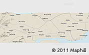 Shaded Relief Panoramic Map of Tongxiang
