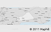 Silver Style Panoramic Map of Tongxiang
