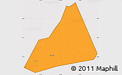 Political Simple Map of Tongxiang, cropped outside