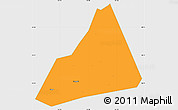 Political Simple Map of Tongxiang, single color outside