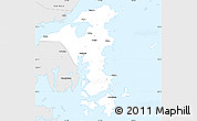 Silver Style Simple Map of Xiangshan