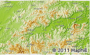 Physical 3D Map of Xianju