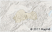 Shaded Relief 3D Map of Xinchang, lighten