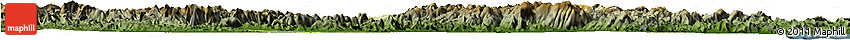 Physical Horizon Map of Xinchang, darken