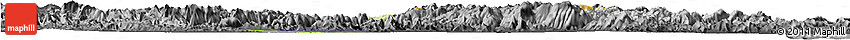 Physical Horizon Map of Xinchang, darken, desaturated