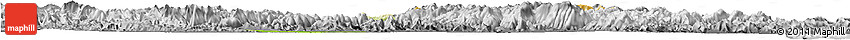 Physical Horizon Map of Xinchang, desaturated