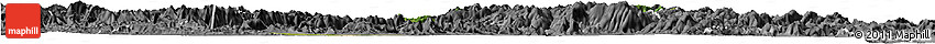 Satellite Horizon Map of Xinchang, desaturated