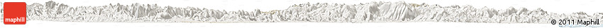 Shaded Relief Horizon Map of Xinchang, lighten