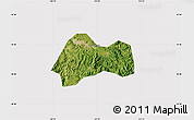 Satellite Map of Xinchang, cropped outside