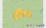 Savanna Style Map of Xinchang, single color outside