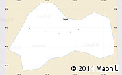 Classic Style Simple Map of Xinchang, single color outside