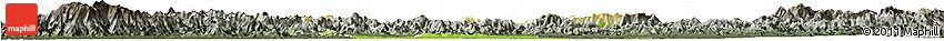 Physical Horizon Map of Yiwu, darken, semi-desaturated