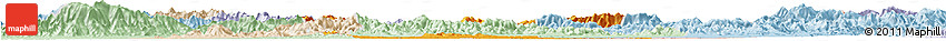 Political Horizon Map of Yiwu, lighten
