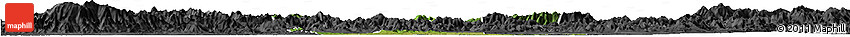 Satellite Horizon Map of Yiwu, darken, desaturated