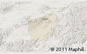 Shaded Relief 3D Map of Yongkang, lighten