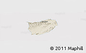 Shaded Relief Panoramic Map of Yongkang, single color outside
