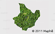 Satellite 3D Map of Yunhe, cropped outside