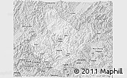 Silver Style 3D Map of Yunhe