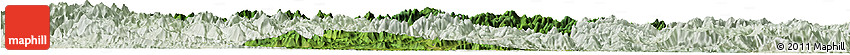 Satellite Horizon Map of Yunhe, lighten