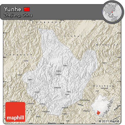 Classic Style Map of Yunhe