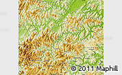 Physical Map of Yunhe