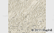Shaded Relief Map of Yunhe