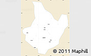 Classic Style Simple Map of Yunhe, single color outside
