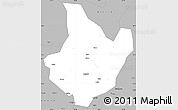 Gray Simple Map of Yunhe