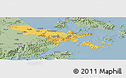 Savanna Style Panoramic Map of Zhenhai