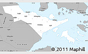 Gray Simple Map of Zhenhai