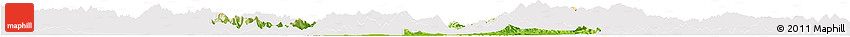 Physical Horizon Map of Zhuji, cropped outside
