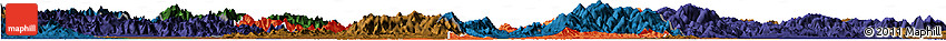 Political Horizon Map of Zhuji, darken