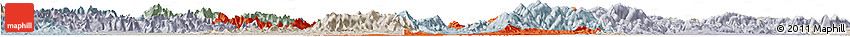 Political Horizon Map of Zhuji, lighten, semi-desaturated