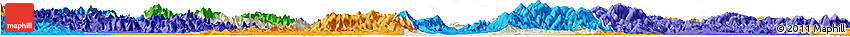 Shaded Relief Horizon Map of Zhuji, political outside