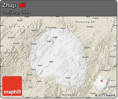 Classic Style Map of Zhuji