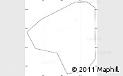 Blank Simple Map of Christmas Island, cropped outside, no labels