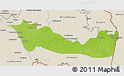 Physical 3D Map of La Pedrera, shaded relief outside
