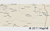 Shaded Relief 3D Map of La Pedrera
