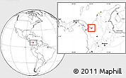 Blank Location Map of Apartado
