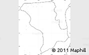 Blank Simple Map of Caucasia, no labels