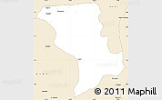 Classic Style Simple Map of Caucasia