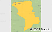 Savanna Style Simple Map of Caucasia