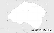 Silver Style Simple Map of Concepcion
